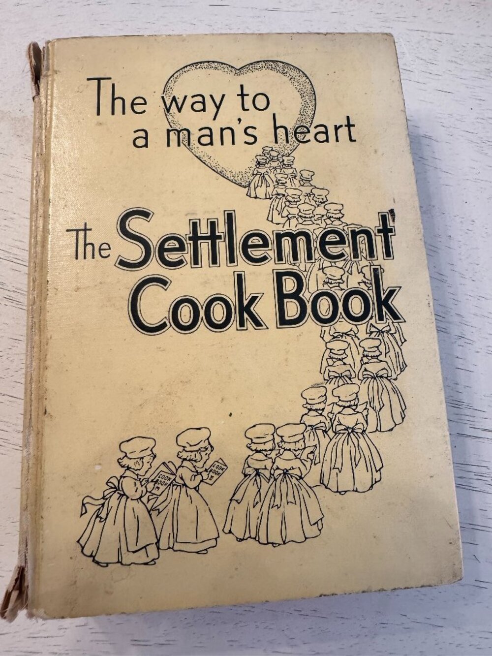 Vintage 1940 "The Settlement Cook Book, The Way to a Mans Heart"